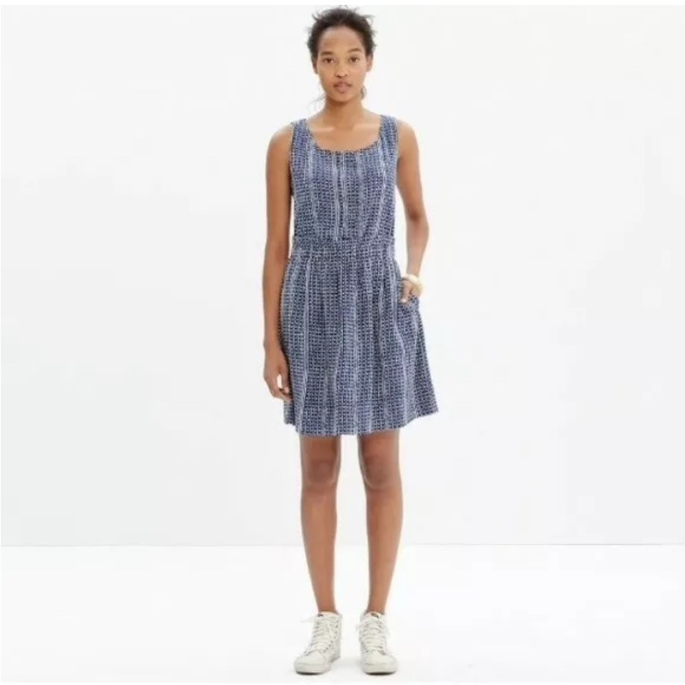 Madewell Silk Paperbag Tank Dress